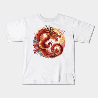 Chinese Lunar New Year Dragon Kids T-Shirt